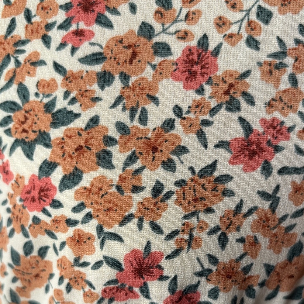 Umgee Sz L BOHO Floral Long Sleeve Maxi Dress NWOT - Picture 5 of 6